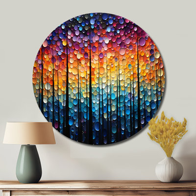 Guraman - Abstract Round Metal Art