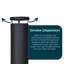 Convex Iron Wood Pellets Smokeless Chimnea