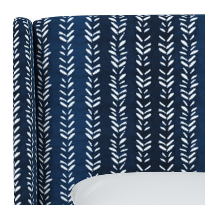 Tilly Upholstered Wingback Bed