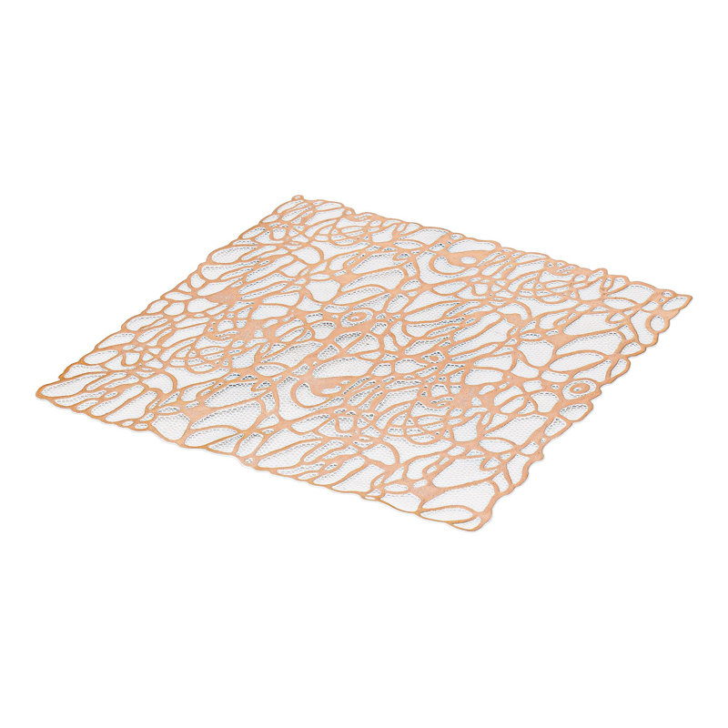 Dunes Square Placemat 15", Gold