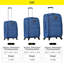 Ensemble de 3 valises extensibles Softside Valise-128877011