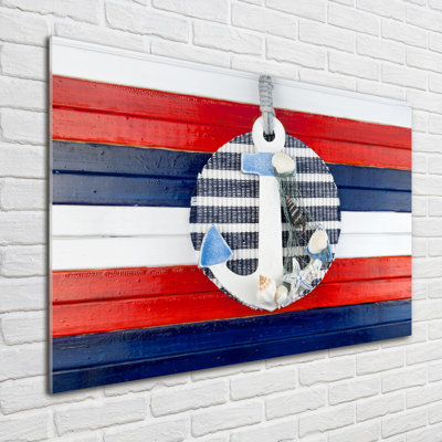 Anchor - No Frame Print on Glass