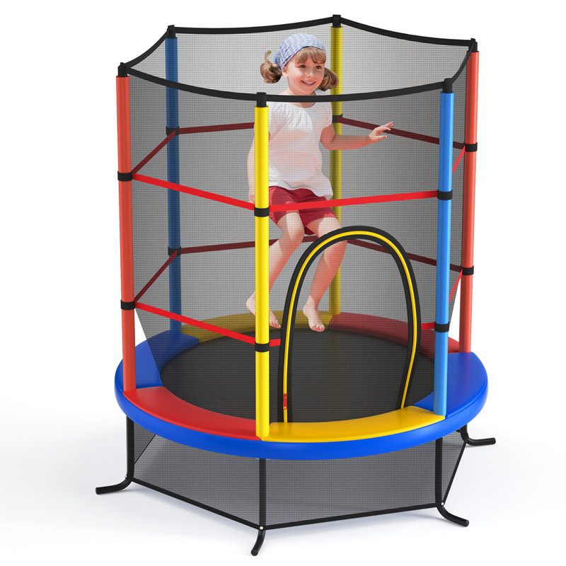 65" Trampoline with Safety Enclosure