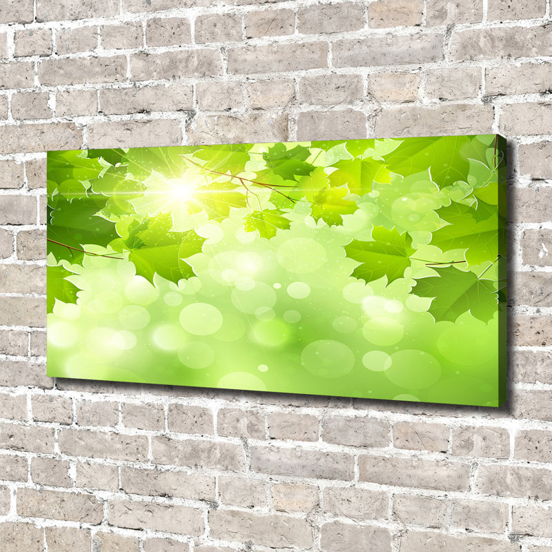 Chestnut Leaves - Wrapped Canvas Print