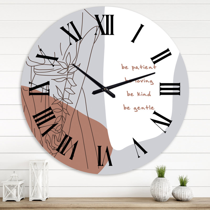 Horloge murale Be Be Be Be, Grand