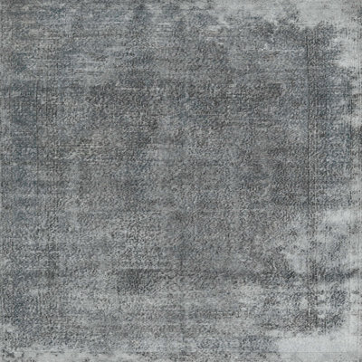 Tapis gris en laine