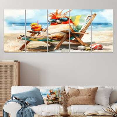 Sarabia - Coastal Animal Canvas Art Set