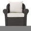 Chaise berçante pivotante d'extérieur AMAYA avec siège confortable et design durable pour la détente