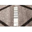 Tapis gris/brun foncé géométrique Denoila-2047165041