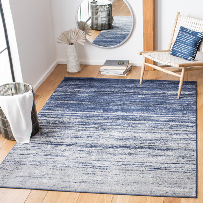 Ayoki Navy/Gray Area Rug
