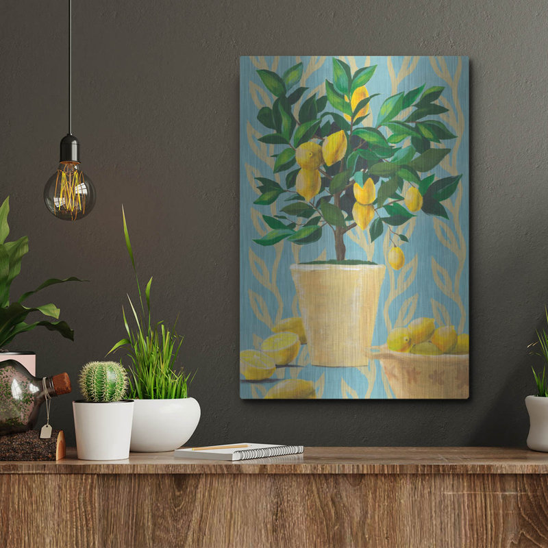 «Opulent Citrus I» par Grace Popp, H 16 po x l 12 po