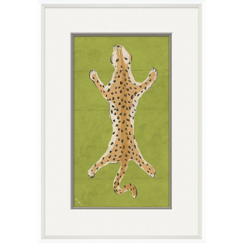 Leopard Series Giclee Print by Dana Gibson, White, 26.25" H x 18.25" W x 1.25" D, White