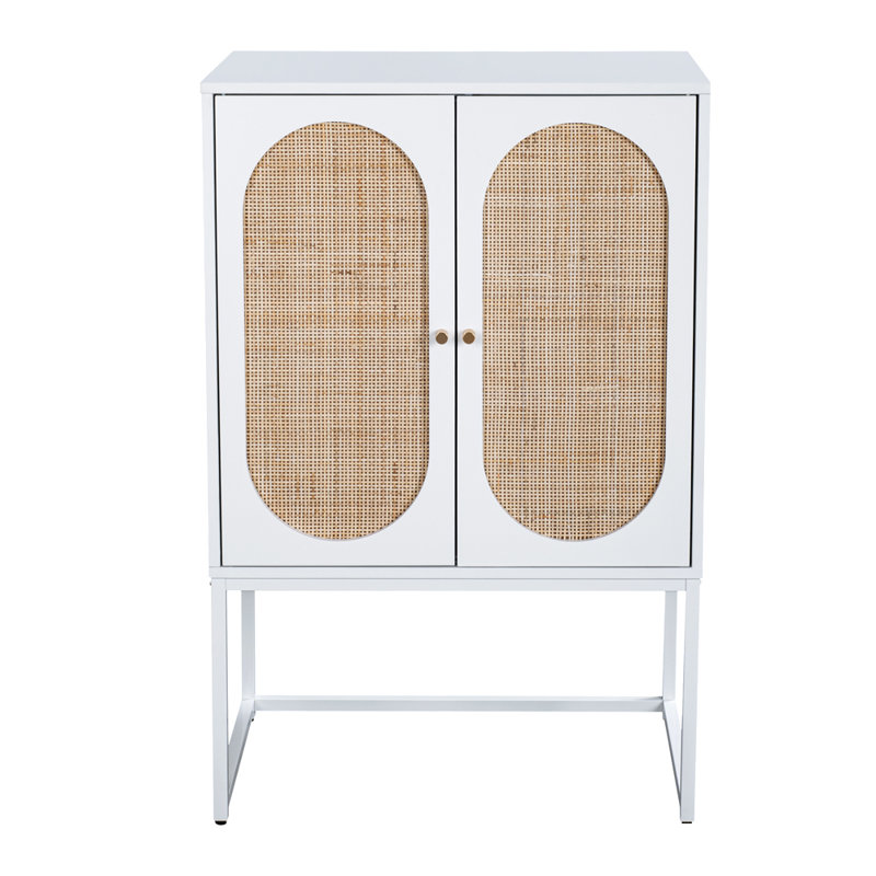 Ranjit 26.8'' Console Table, White, White