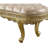 Camille Upholstered Bench in Gold