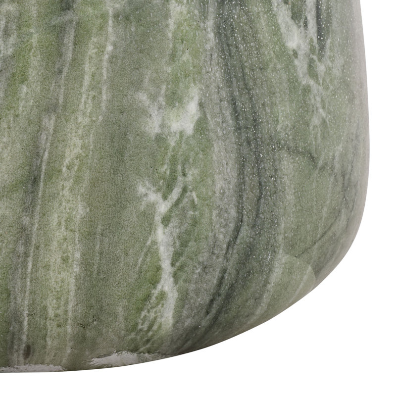 Aurielle Accent Table, Green Marble