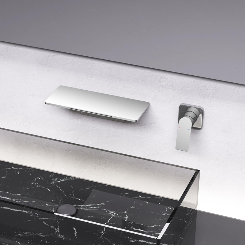 Robinet cascade de lavabo de salle de bain, Chrome
