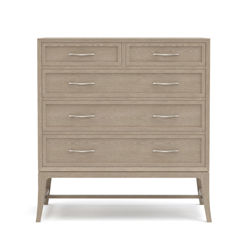 Maidstone 5 - Drawer Solid Wood Dresser, Sandbank