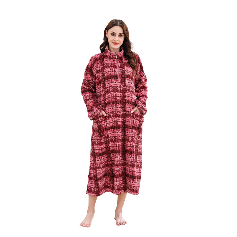Peignoir Arnisha, Rouge, S