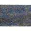Tapis bleu noué à la main de conception unique 8 pi 11 po x 11 pi 9 po