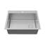 Évier de cuisine à simple cuve en acier inoxydable 28 po x 22 po Karran Fusion-122059475
