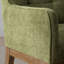 Fauteuil rembourré en bois de tweed rembourré-129171914