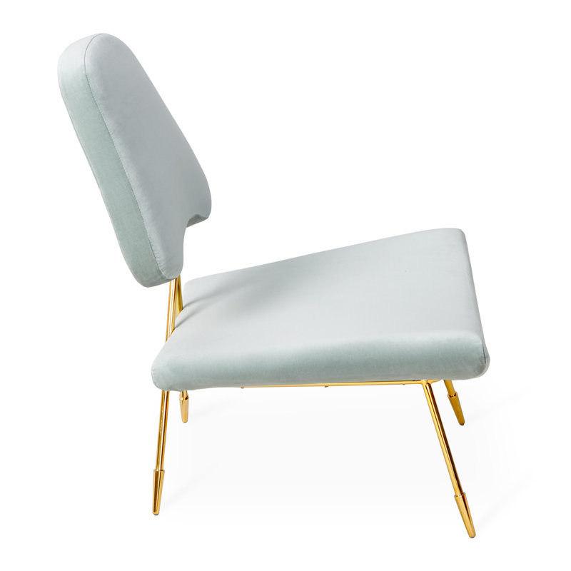 Maxime Lounge Chair, Lido Celadon Velvet