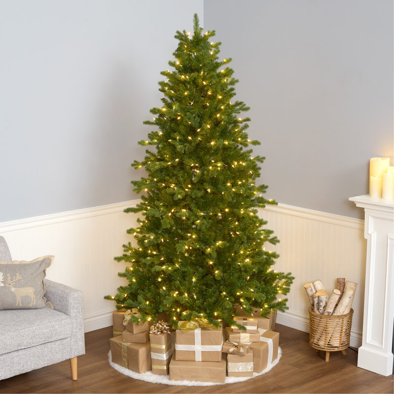 7.5 Ft. Northern Spruce Memory-shape® Tree With Powerconnect(tm) System, Dual Color® Led Lights
