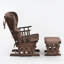 Chaise berçante et repose-pieds Azariyah Konfor-754865942-745961577