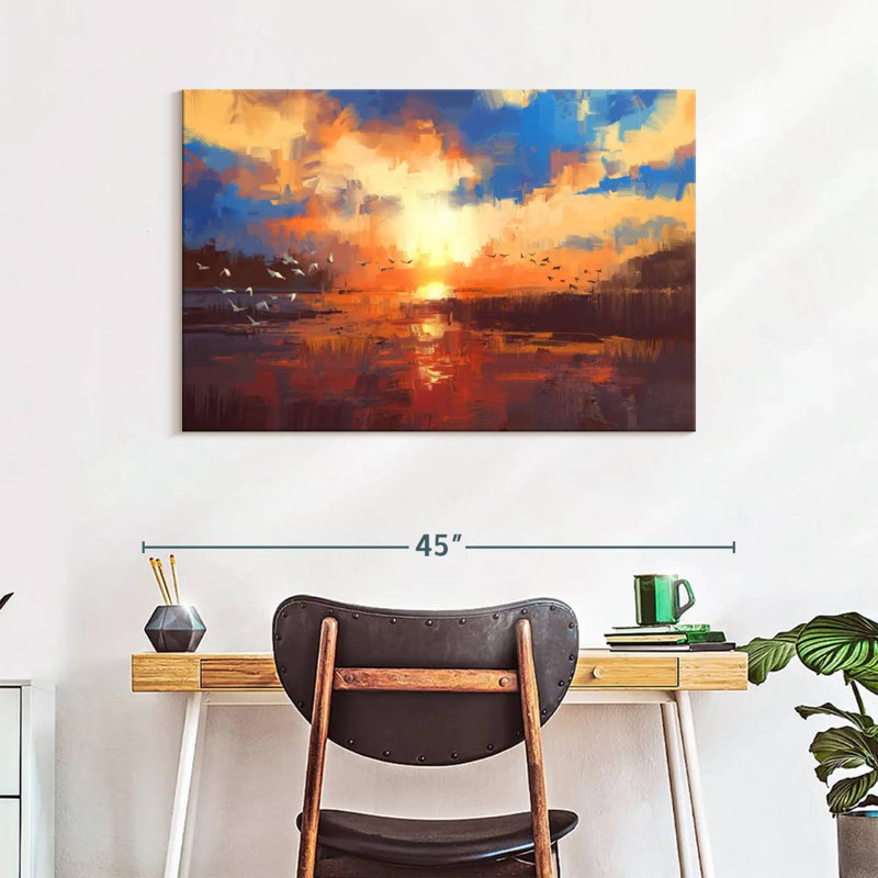 Alvord Sublime Sunset, H 26 po x l 39 po
