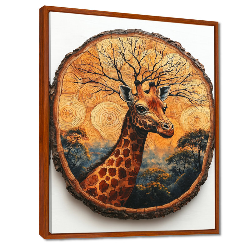 Hunnicutt - Animals Canvas Prints, 40" H x 30" W, Brown, Floater Framed Print