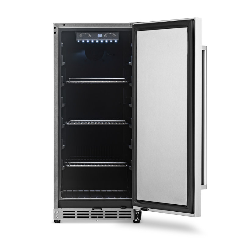 NewAir 15" Stainless Steel Smart Built-in Beverage Refrigerator