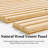 Grille Wood Slat Panel Design Interior Barn Door - Pine, DIY Assembly with Hardware Kit | Space-Saving Modern Style​-112864507-112864508