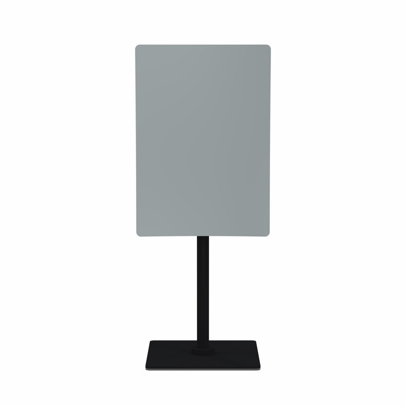 Miroir autoportant Minimalist, Noir mat