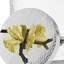 Butterfly Ginkgo Jar