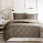 Ensemble d'édredon réversible en duvet synthétique matelassé double / grand 3M Scotchgard-131082069