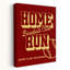 Home Run Baseball Club Red Contemporary Architecture Wall Art Print-525383745