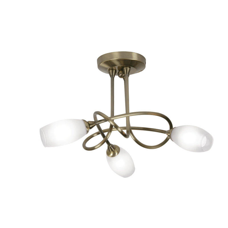 Beldon Frosted Glass Full Track Lighting Kit