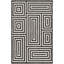 Tapis contemporain noir et blanc Bello-552257920