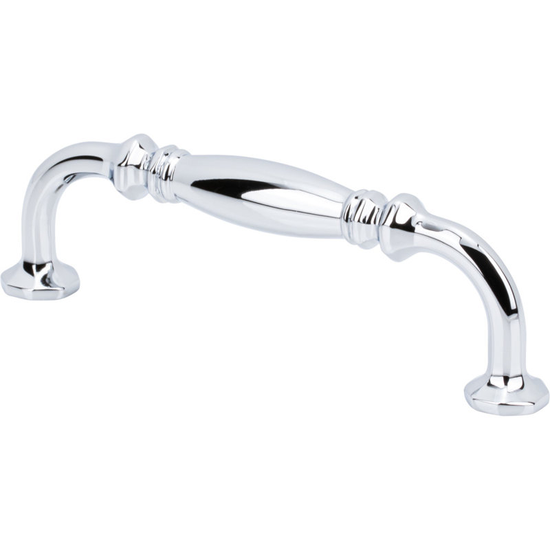 Palazzo Pull, 12", Brushed Satin Nickel