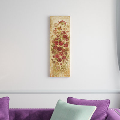 " Floral Frenzy Burgundy IV " by Alan Hopfensperger