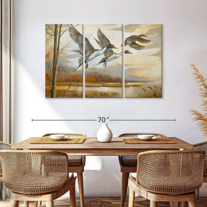 Brampt Pintails, 36" H x 57" W