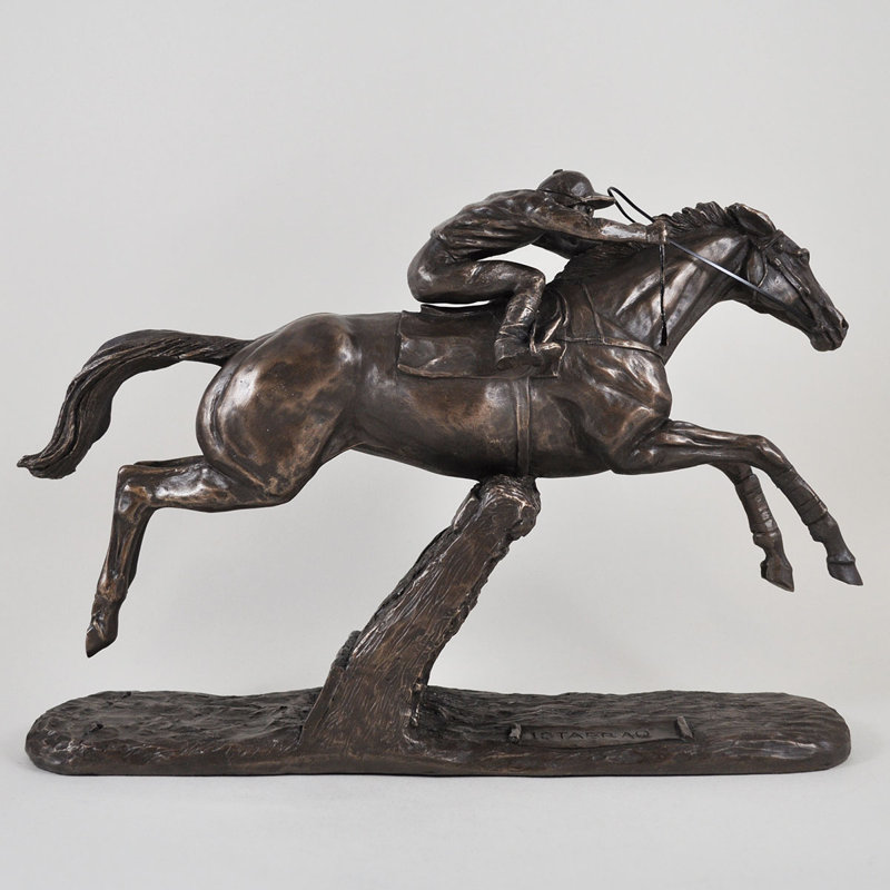 Animal Istbraq Racing Bronze Horse Figurine
