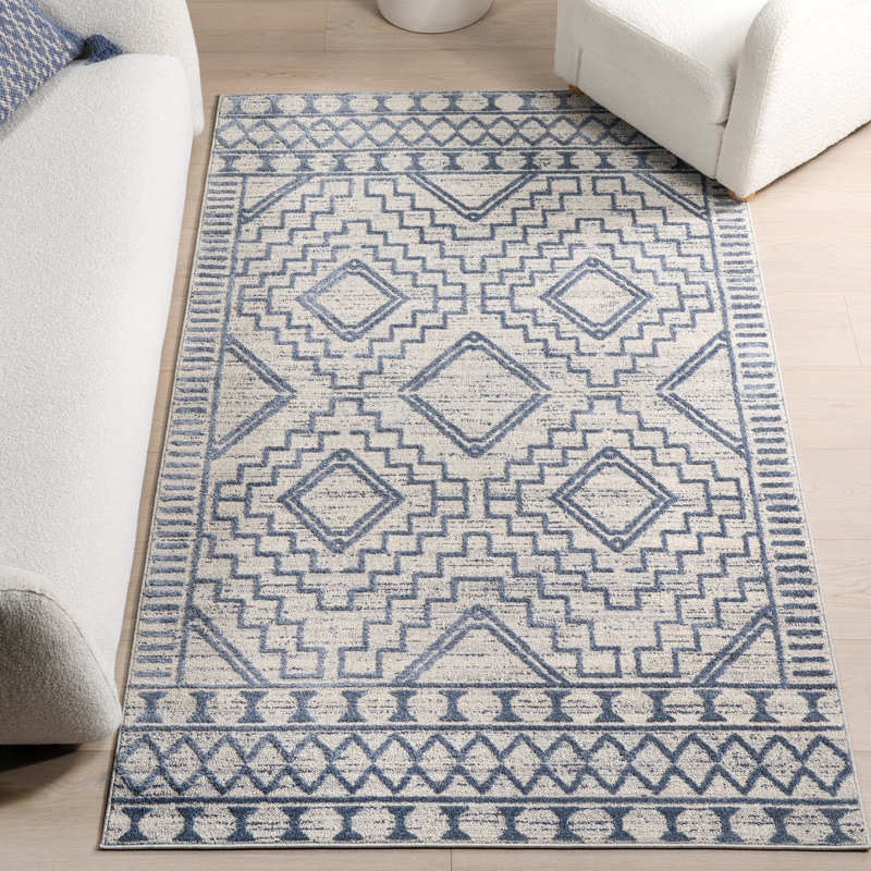 Tapis marocain texturé Cameron, Rectangle 4 pi x 6 pi