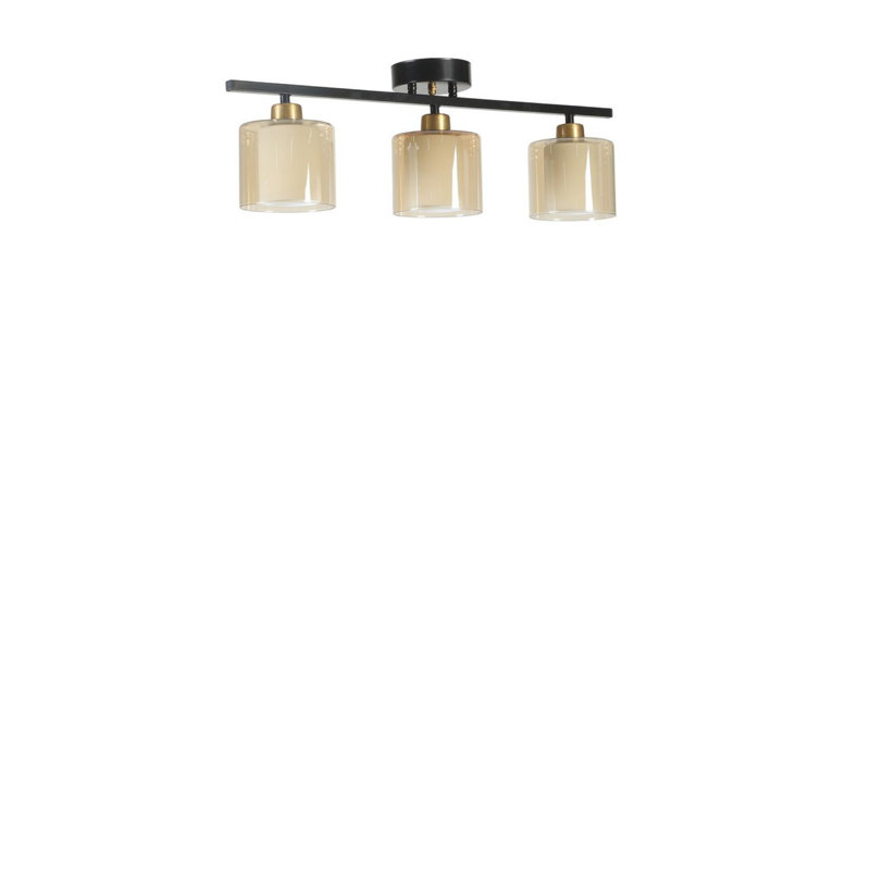 Chandle Chandelier, Black/Amber