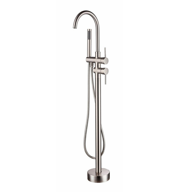Bath Faucet with Diverter, Brushed Nickel