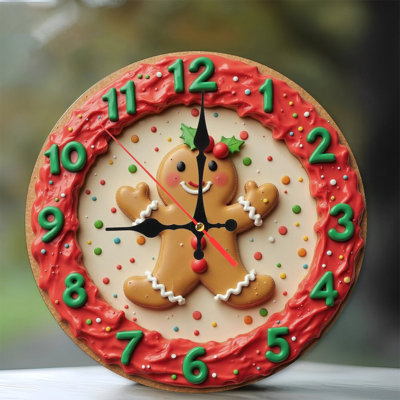 Christmas-clock-cookie-gingerbread