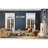 Rivera 6 - Light Glass and Steel Dimmable Round / Oval Chandelier