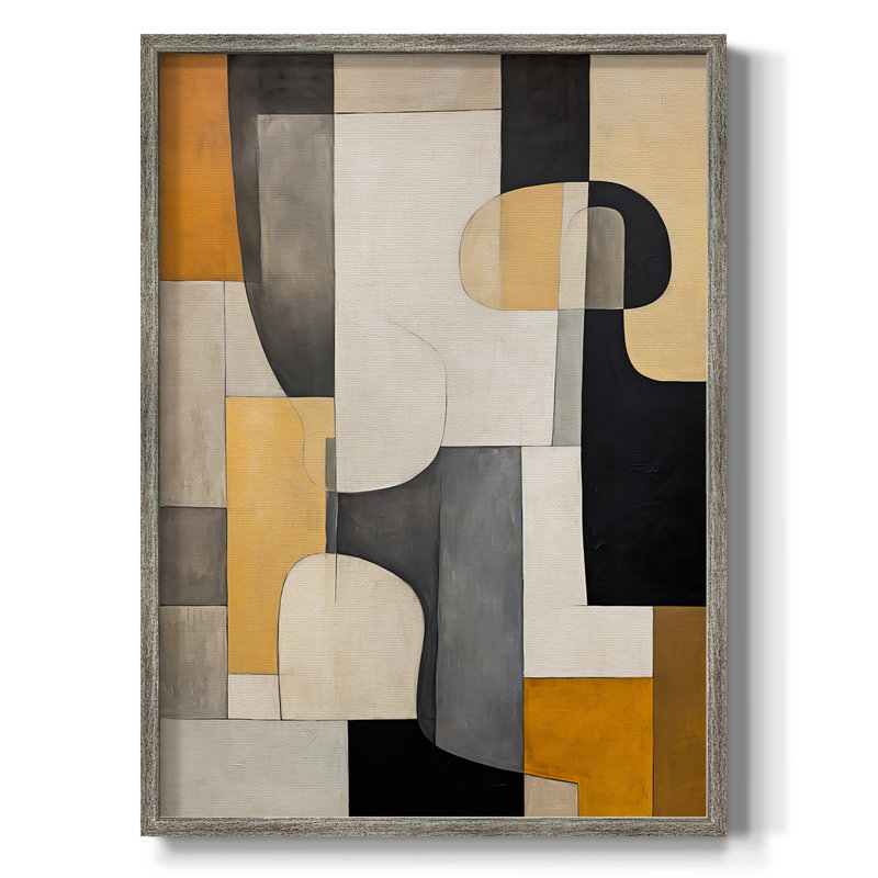 ABSTRACT Series CDXCVI, reproduction encadrée - bois massif, H 11 po x l 9 po