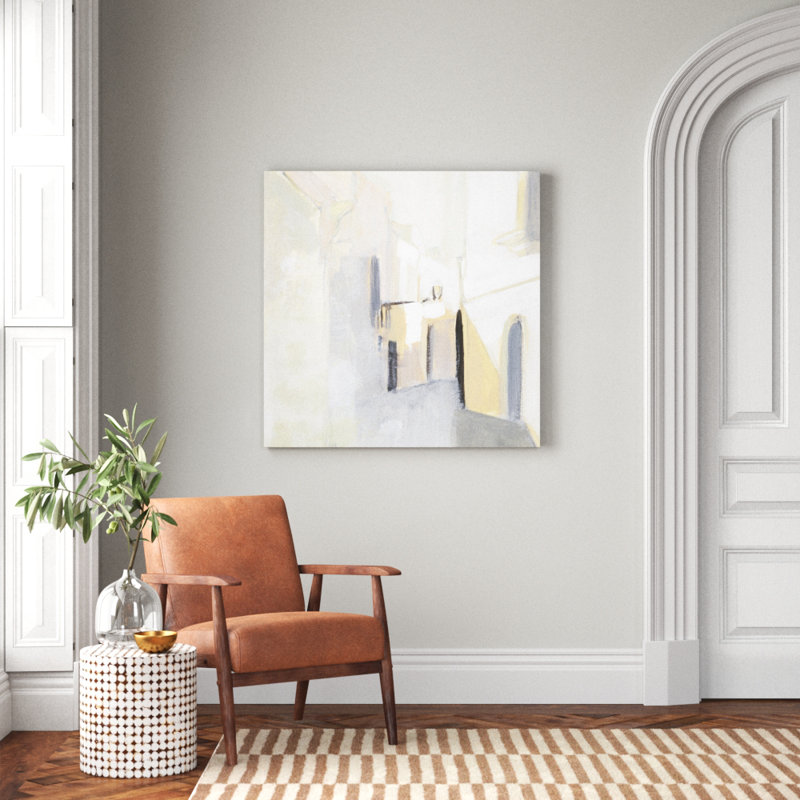 Pausa II, peinture sur toile, H 40 po x l 40 po x P 1 po, Toile tendue