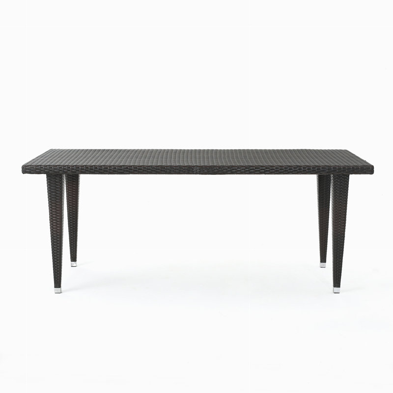 Table de salle à manger Russel, Brun, H 29 po x l 33,5 po x L 73,5 po